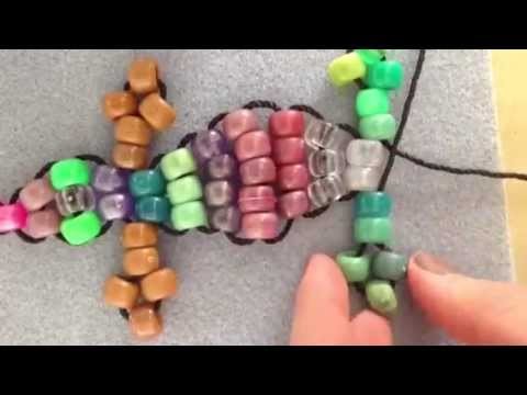 How to make a beaded lizard key chain!