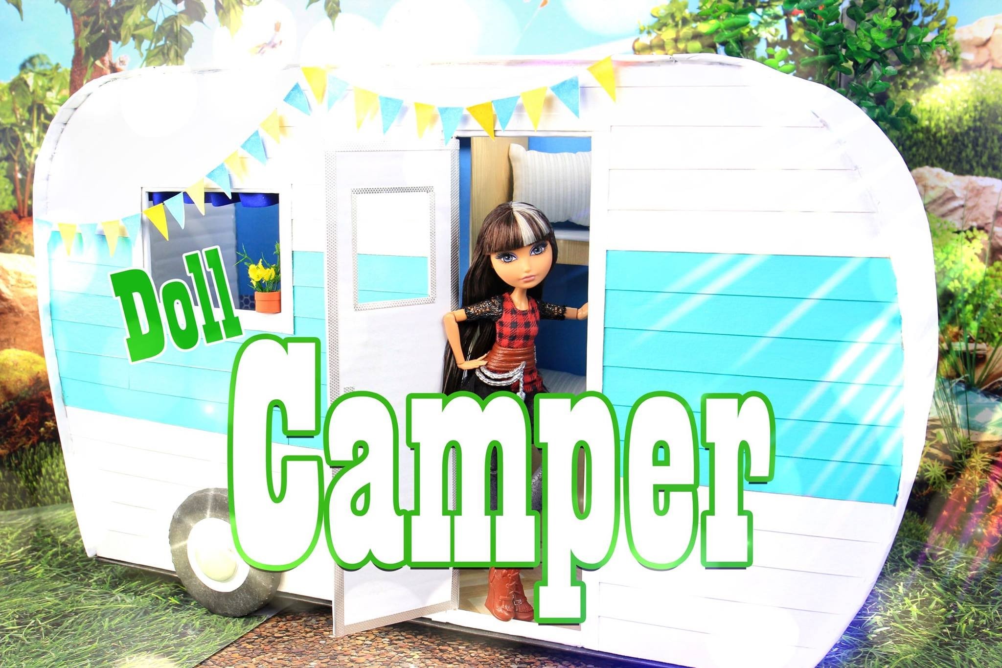 How to Make a Doll Camper - EXTREME Doll Crafts