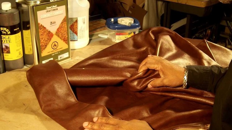 How To Make A Leather Clutch Bag Part 3 of 5
