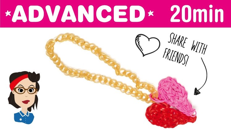 How to make a Loom Bands Heart Necklace
