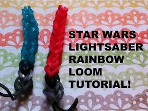 How to make a rainbowloom lightsaber!