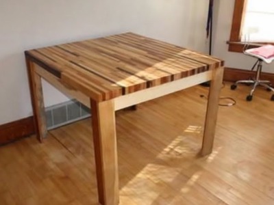 How to Make a Wooden Table from Scrap Wood