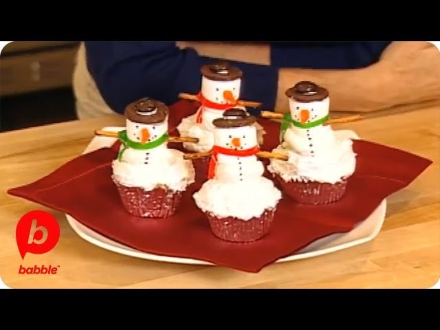 How to Make Frosty the Christmas Cupcake | Food & Cooking | Babble