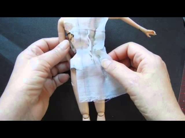 How to Make Slopers for the fashion doll: Pt. 6: 1-pc Foundation