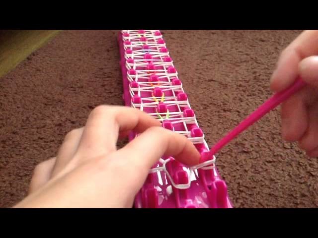 How to make the ladder bracelet ( loom bands )