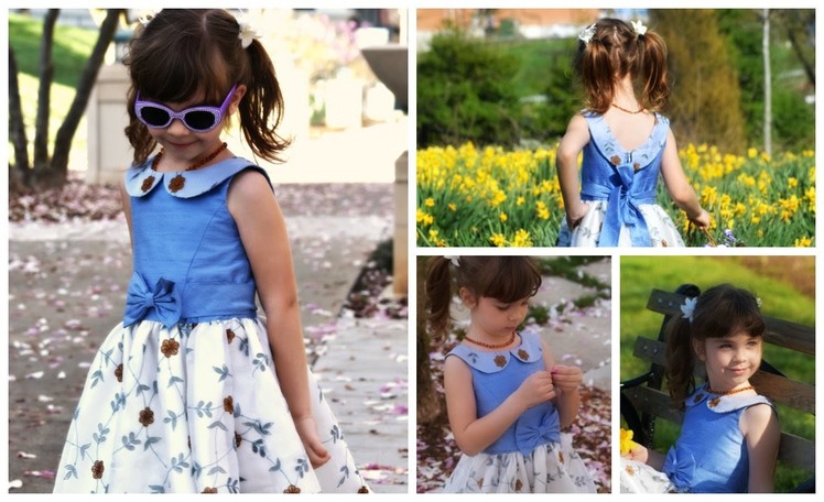 How to sew a dress for girls - Vivienne