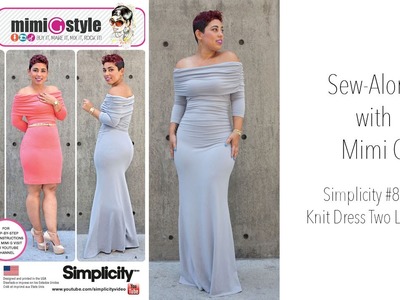 How to Sew a Dress with Mimi G Style Simplicity 8045