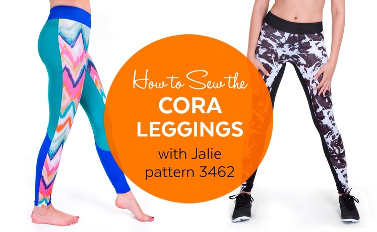 How to Sew the Cora Running Tights (Jalie pattern 3462)