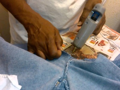 How to use a glue gun to repair, hem and alter clothing! Part-2