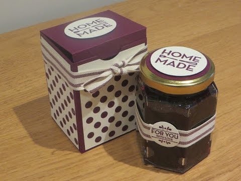 Jam Jar Gift Box Tutorial using Homemade for You by Stampin' Up