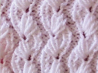 Knit Pattern * ALMOND FLOWER *