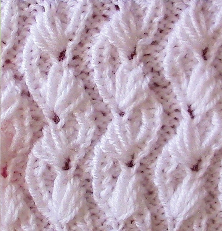 Knit Pattern * ALMOND FLOWER *