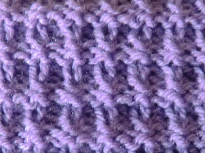 Knit pattern * KNIT-PURL-FANTASY STICH *