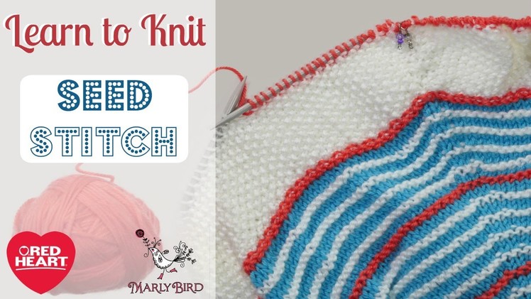 Learn to Knit Seed Stitch with Marly Bird