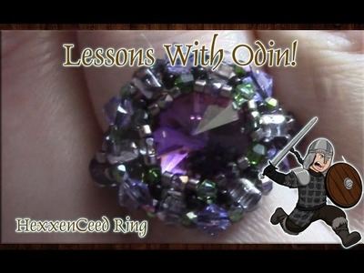 Lessons With Odin: HexxenCeed Ring Beaded Jewelry Tutorial