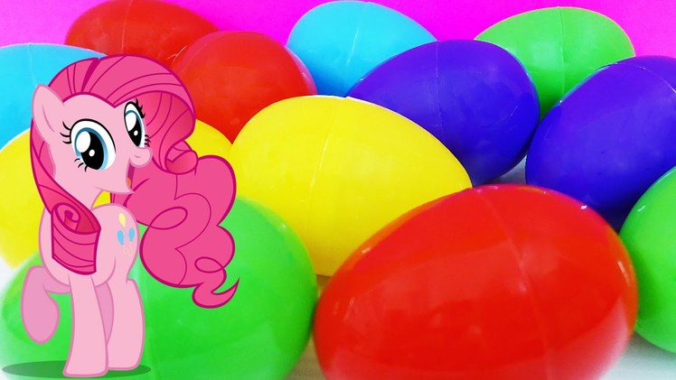 MLP Surprise Eggs My Little Pony Rainbow Dash Pinkie Pie Applejack Princess Celestia Twilight Sparkl