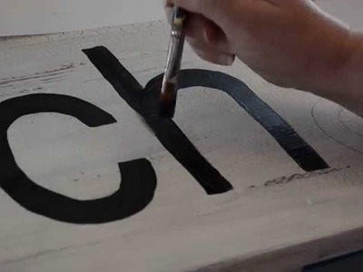 Paint Easy Script or Print Lettering for Signs