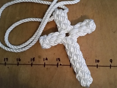 "Paracord" Cross Using Stranded String