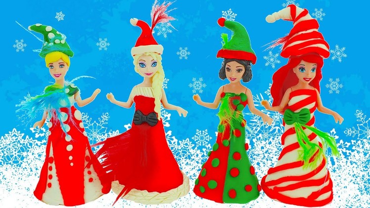 Play Doh Disney Princess Elsa Snow White Cinderella Magic Clip Dress | AmuzingToyz