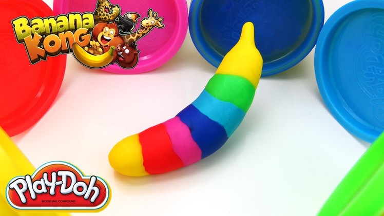 Play Doh Rainbow Banana from Banana Kong Easy