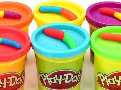 Play Doh Rainbow Gummy Worms Easy