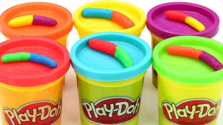 Play Doh Rainbow Gummy Worms Easy