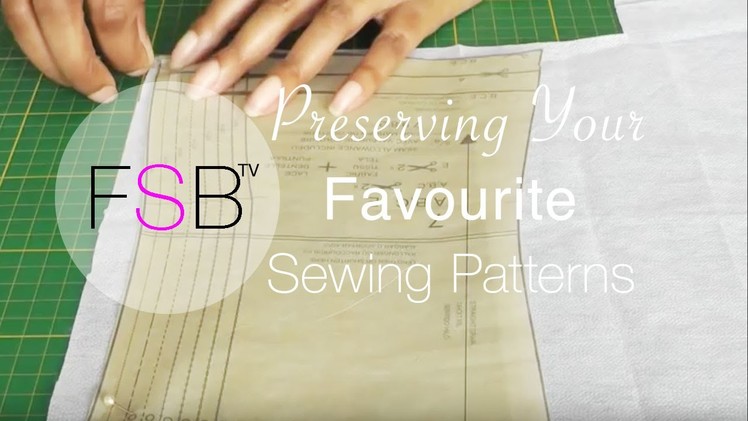 Preserving Your Sewing Patterns