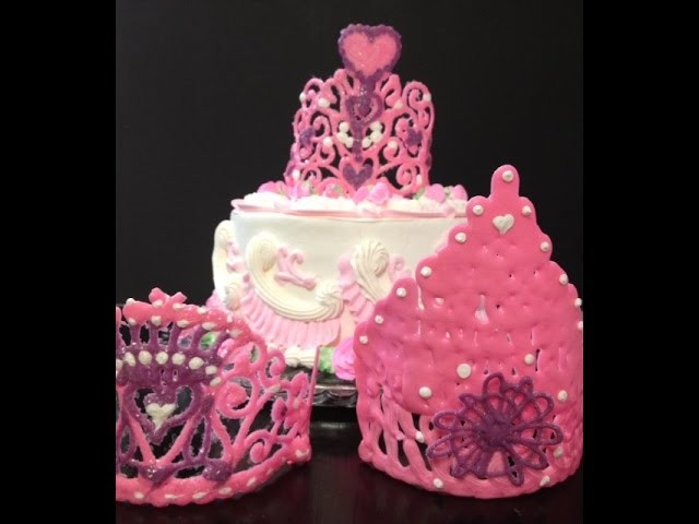 Princess Cake with Crown- Cake Decorating- How to
