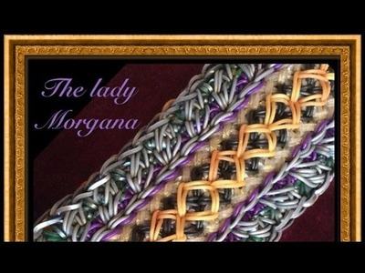 Rainbow Loom Band The Lady Morgana Bracelet Tutorial.How To