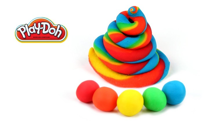 Rainbow Twist Swirly Ice Cream