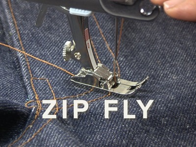 Sew the Jeans Zip Fly - Definitive Guide