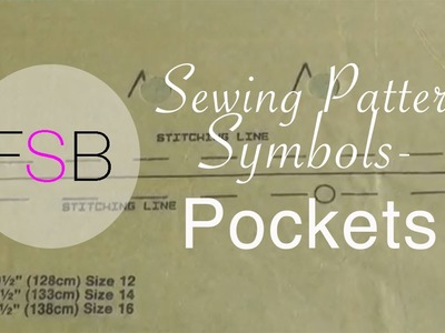 Sewing Pattern Symbols: Pockets
