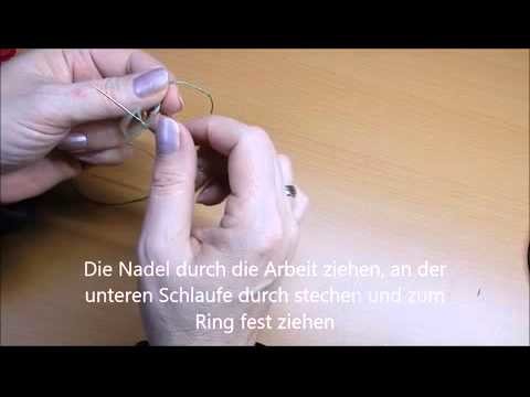 Tatting mit der Nadel, Lektion 1, deutsch