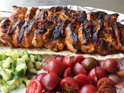 Turkish Chicken Kebabs - Easy Grilled Chicken Kebab Recipe