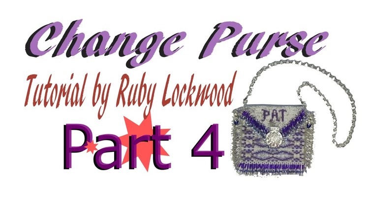 (Tutorial) Beaded Change. Amulet Purse DIY (Video163)