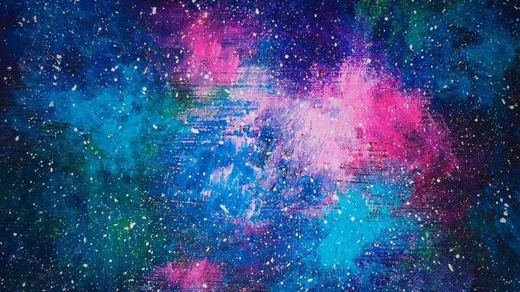 Acrylic Speed Painting | Galaxy V
