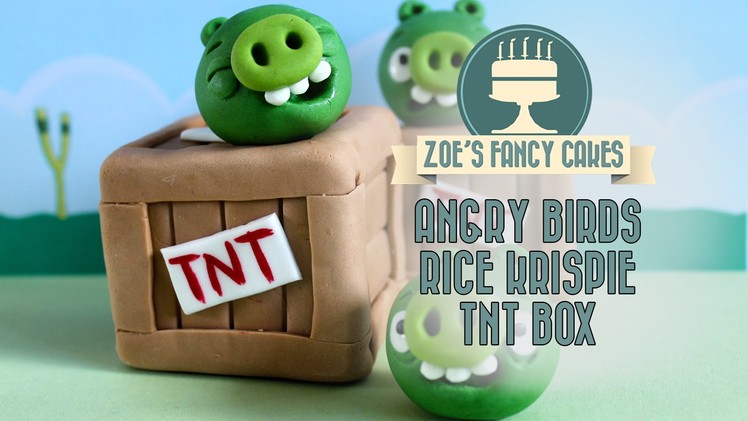Angry birds TNT box rice Krispie treats angry How to make rice krispie angry birds TNT boxes