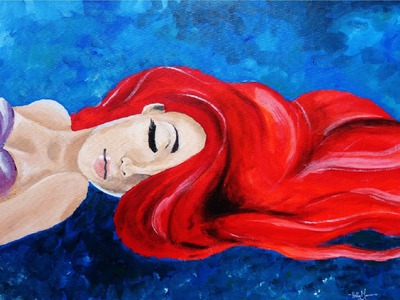 Ariel, The Little Mermaid - Speed Painting