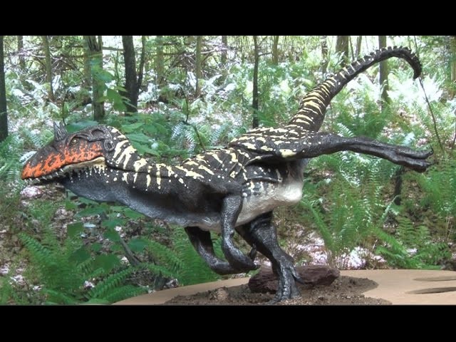 Art Lesson: How to Paint an Allosaurus Model Sculpture  Part 2 of 2