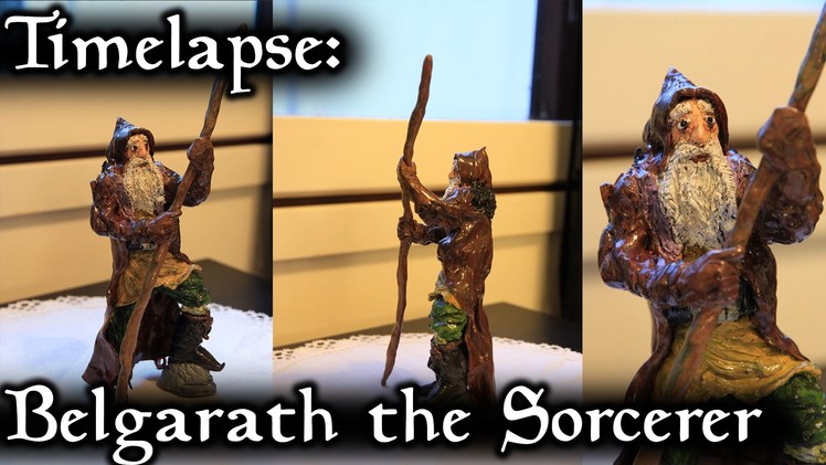 Belgarath the Sorcerer sculpture timelapse + hq pics