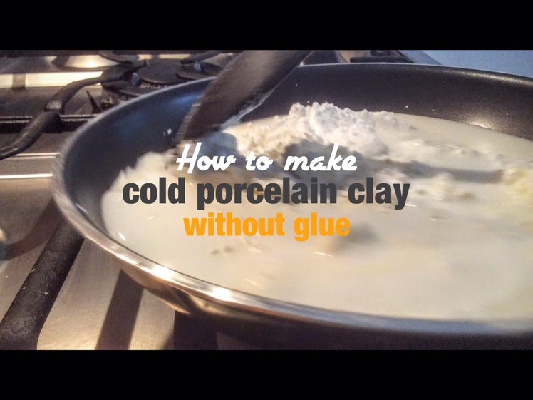 Better than Salt Dough: Cold Porcelain Clay Without Glue Recipe
