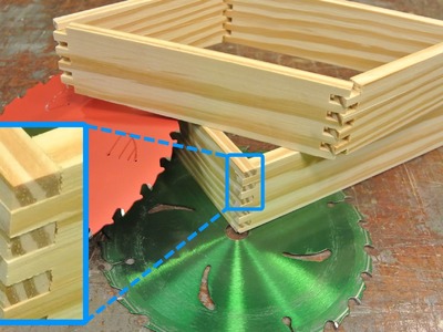 Box joints WITHOUT buying a dado set (make one)