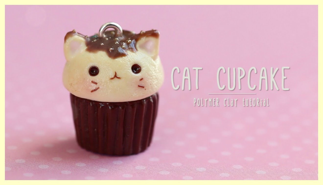 Cat Cupcake Tutorial!, Kawaii Polymer Clay Jewelry