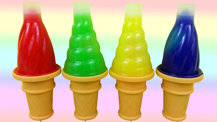 Clay Slime Ice Cream Cone Surprise Teletubbies Bart Mickey Mouse Hello Kitty SpongeBob Toad