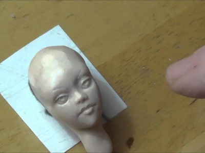 Day 3 sculpting a commission fashion doll