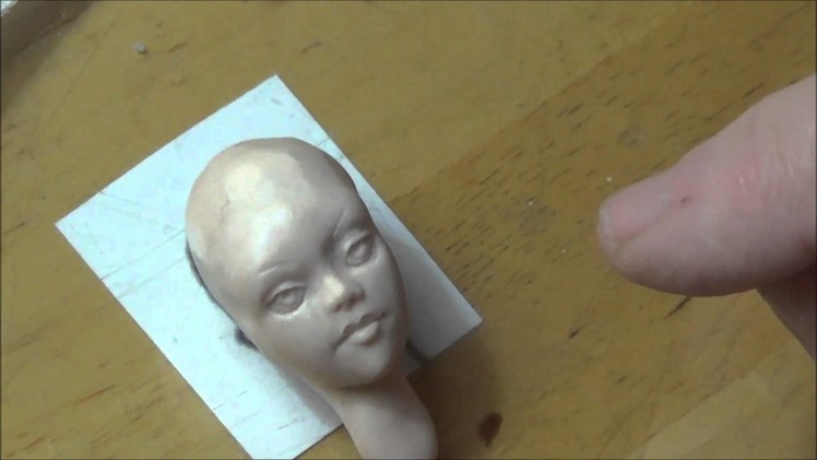 Day 3 sculpting a commission fashion doll