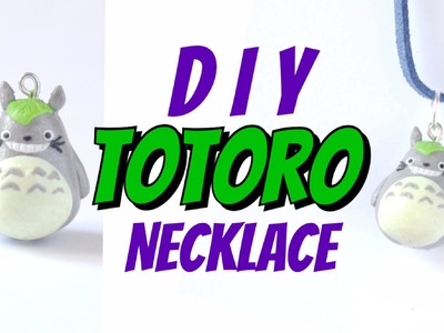 DIY Totoro Necklace | Polymer Clay Tutorial