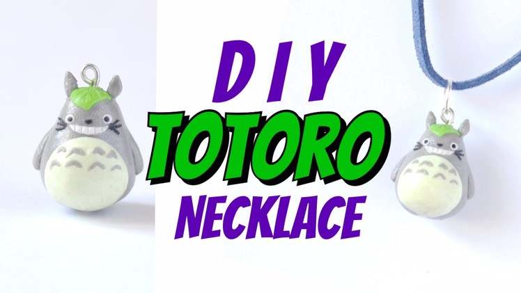 DIY Totoro Necklace | Polymer Clay Tutorial