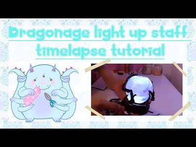 Dragonage light up staff tutorial timelapse