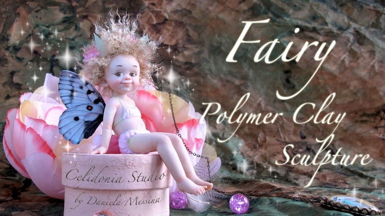 Fairy OOAK Polymer Clay Art Sculpture
